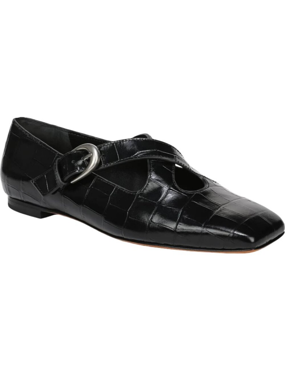 Vince Cici Cross Strap Flat Shoes
